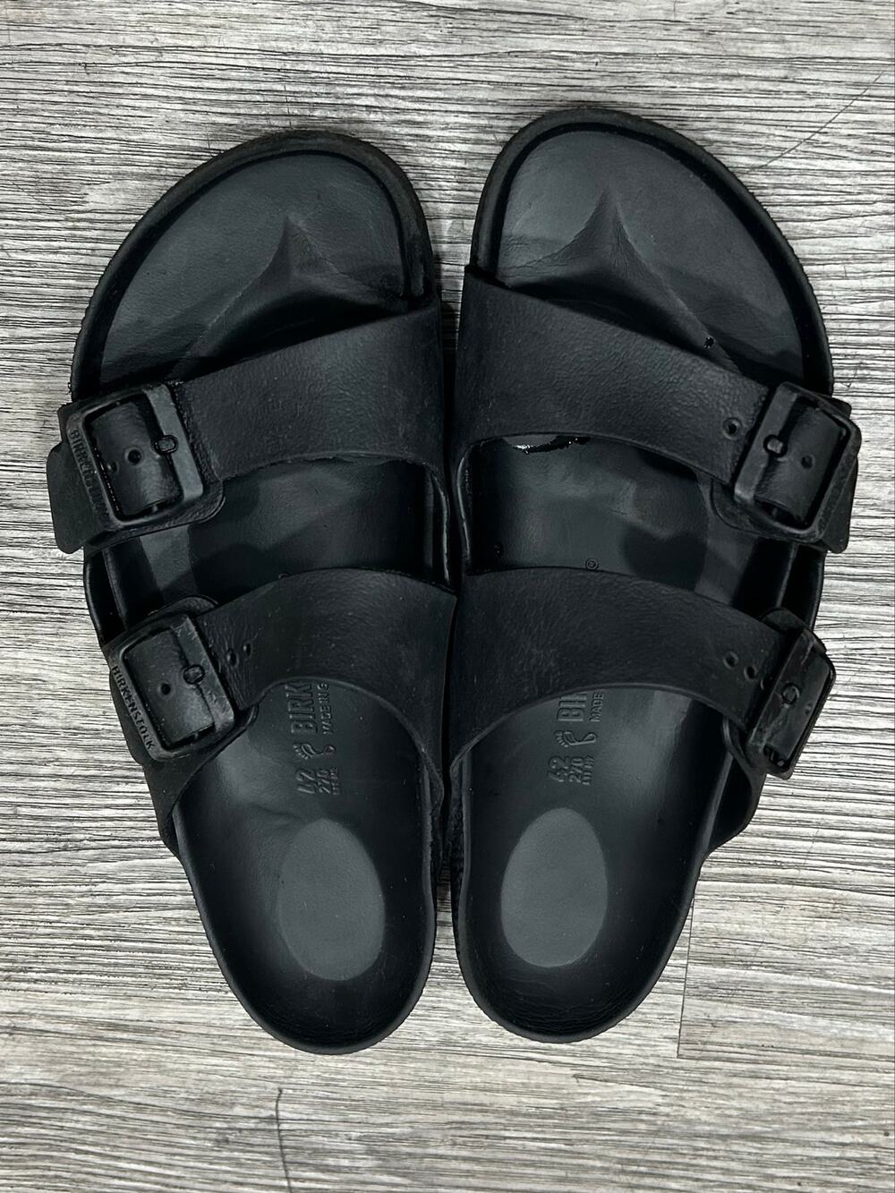 Birkenstock Arizona EVA Waterproof Black Sandal Slides Men Size 42 Regular 11 M9